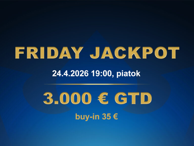 FRIDAY JACKPOT 24.2.2026 casino excel Poprad