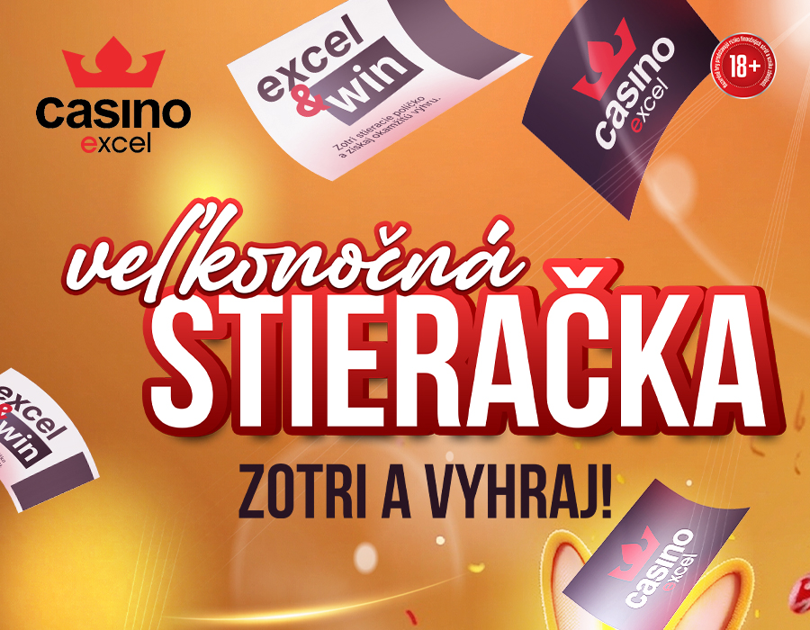 VEĽKONOČNÁ STIERAČKA casino excel Žilina