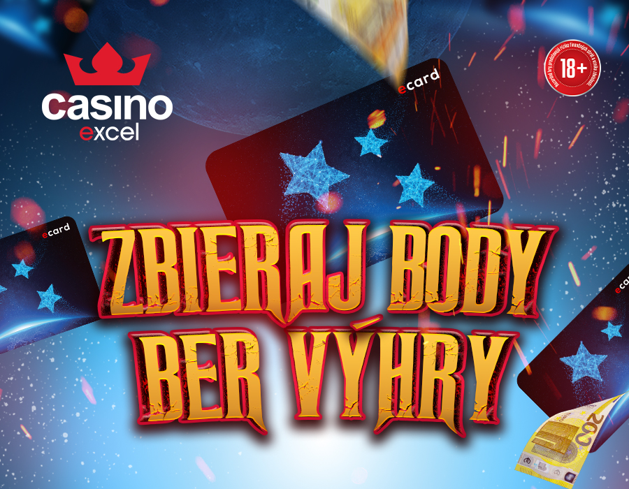 ZBIERAJ BODY, BER VÝHRY casino excel Piešťany