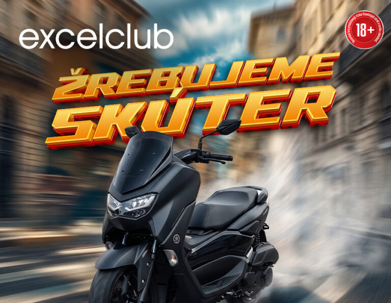 ŽREBUJEME SKÚTER excelclub Čakajovce