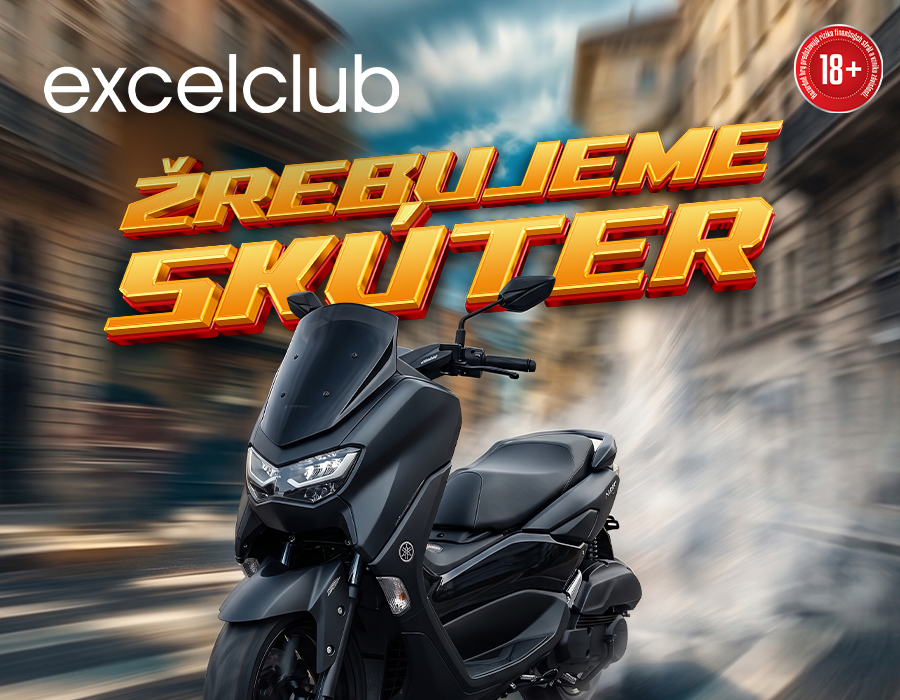 ŽREBUJEME SKÚTER excelclub Čakajovce