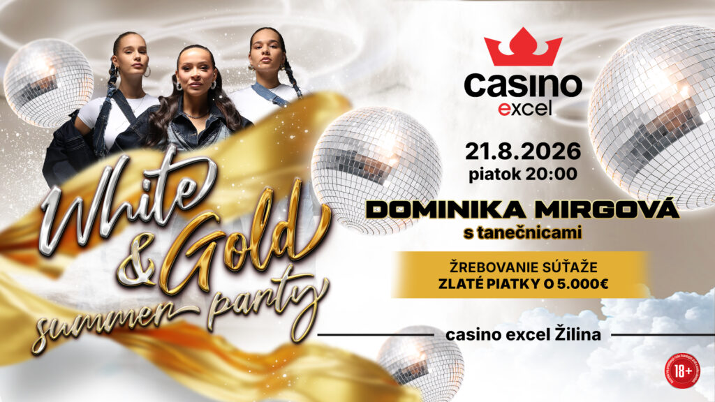 WHITE & GOLD SUMMER PARTY casino excel Žilina
