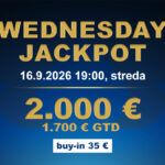 WEDNESDAY JACKPOT casino excel Poprad 2.000 €/1.700