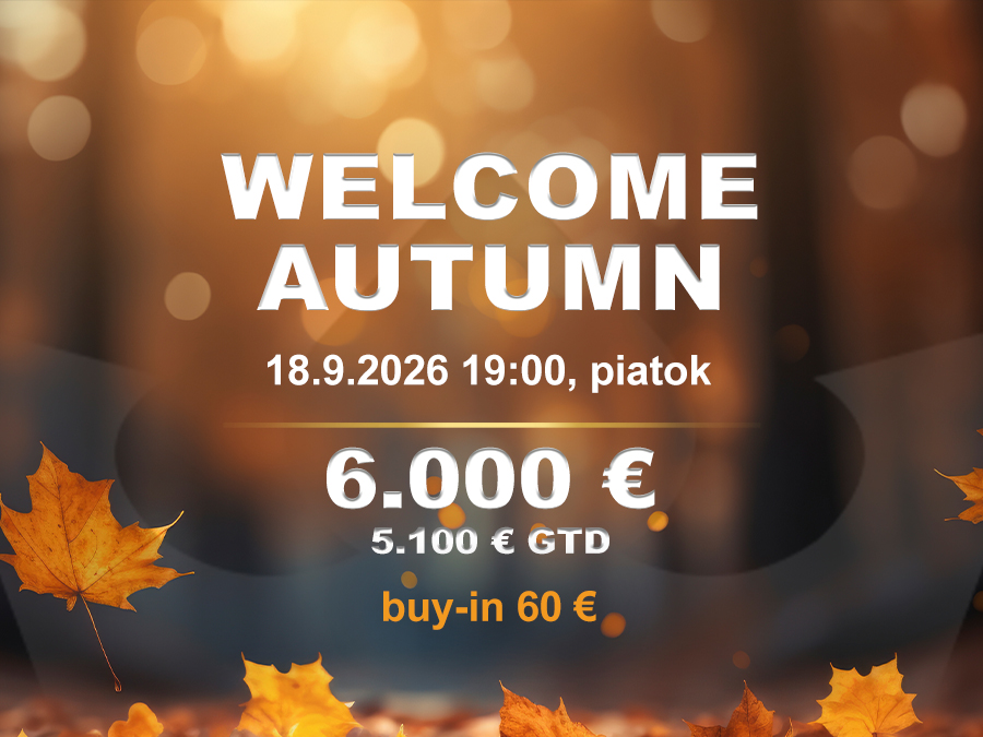 WELCOME AUTUMN