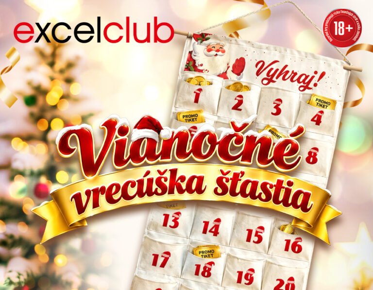 VIANOČNÉ VRECÚŠKA ŠŤASTIA excelcluby Martin a Liptovský Mikuláš